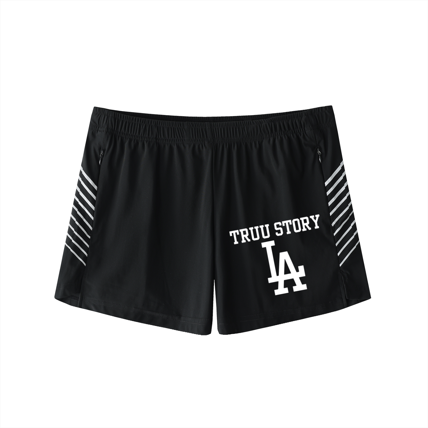 Side-Stripe Performance Shorts - Truustoryla