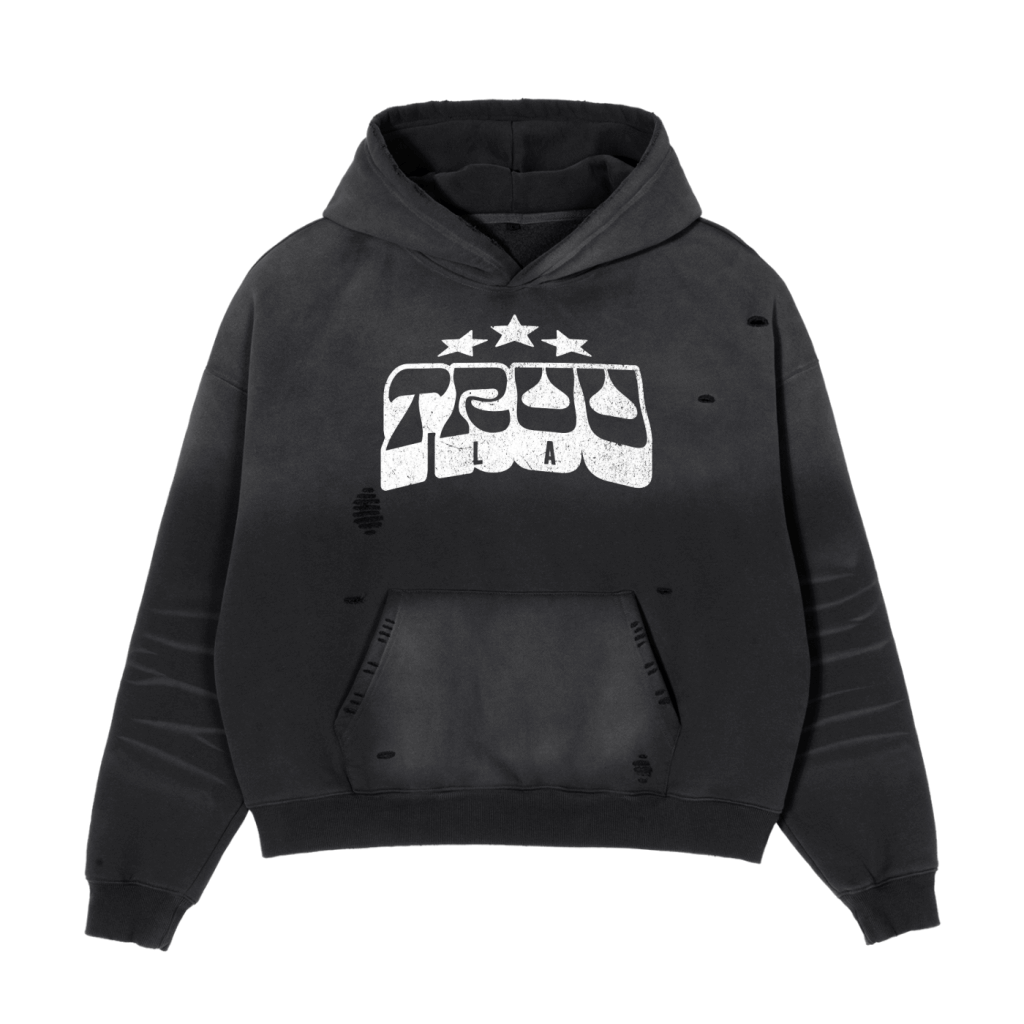 “Acrylic Stamp” Boxy Hoodie - Truustoryla 