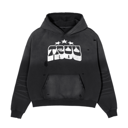 “Acrylic Stamp” Boxy Hoodie - Truustoryla 