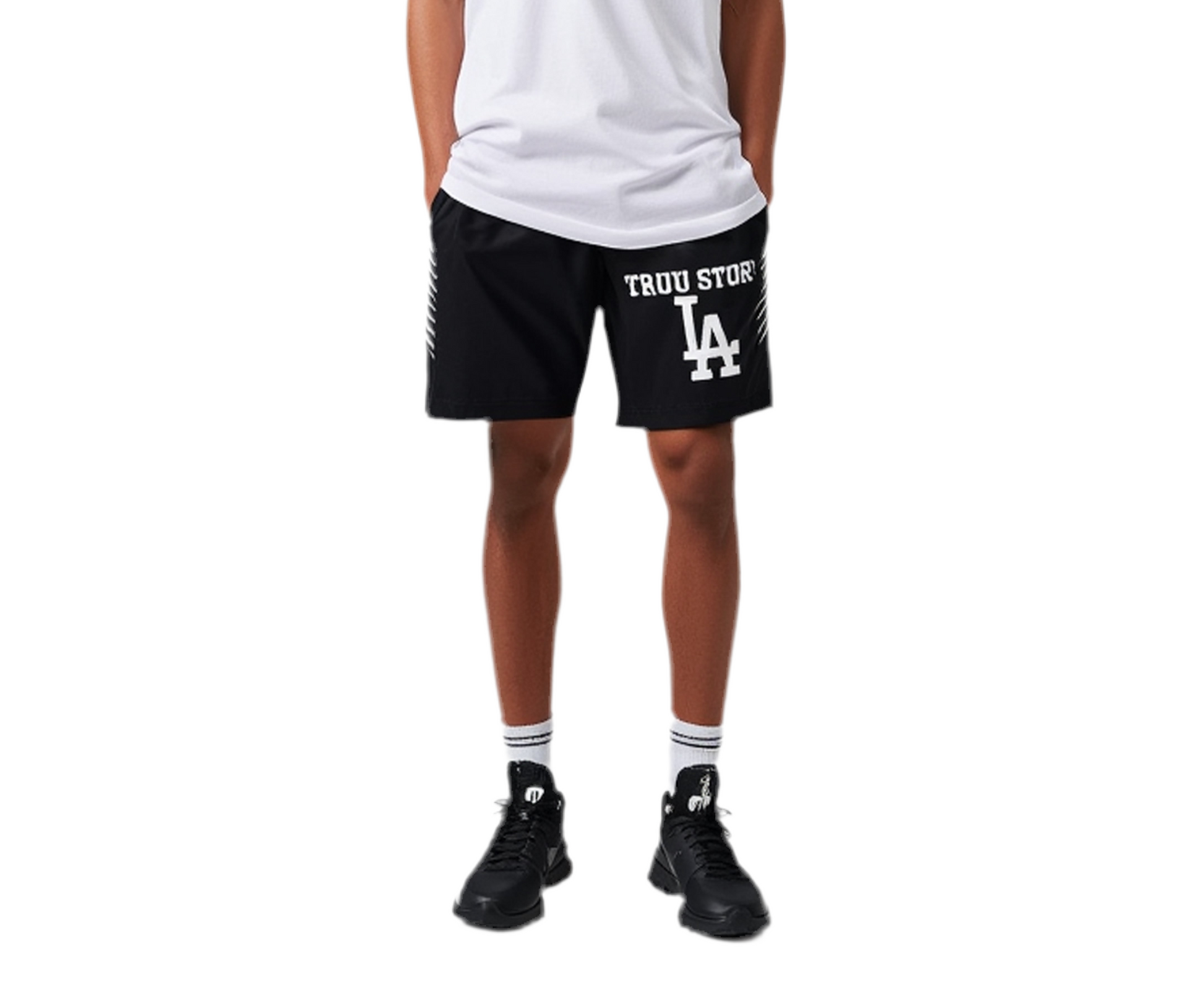 Side-Stripe Performance Shorts - Truustoryla 