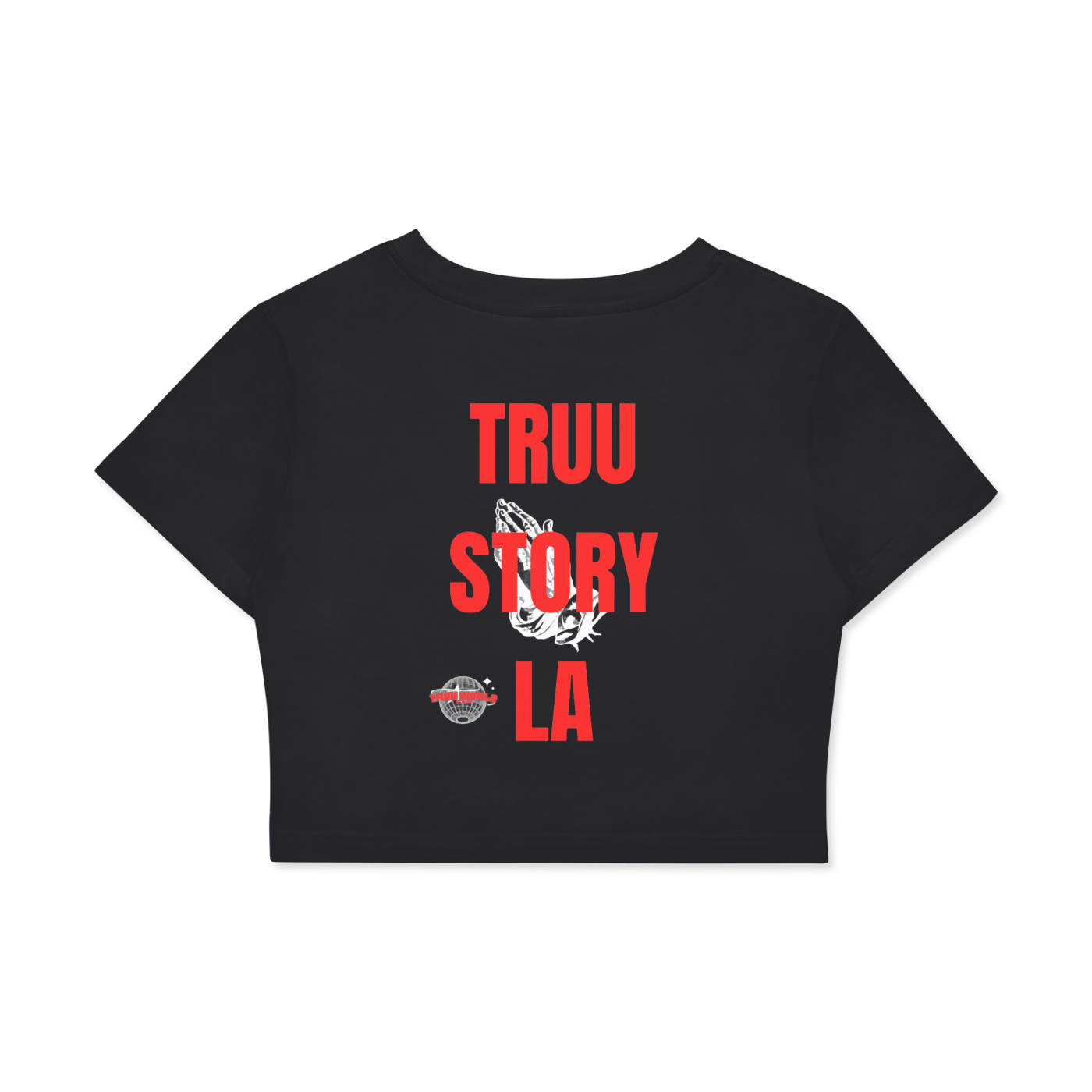 TruuWorldTour Crop Tee | Bodycon T-Shirt - Truustoryla 